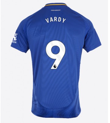 Leicester City Jamie Vardy #9 Replika Hjemmebanetrøje 2024-25 Kortærmet